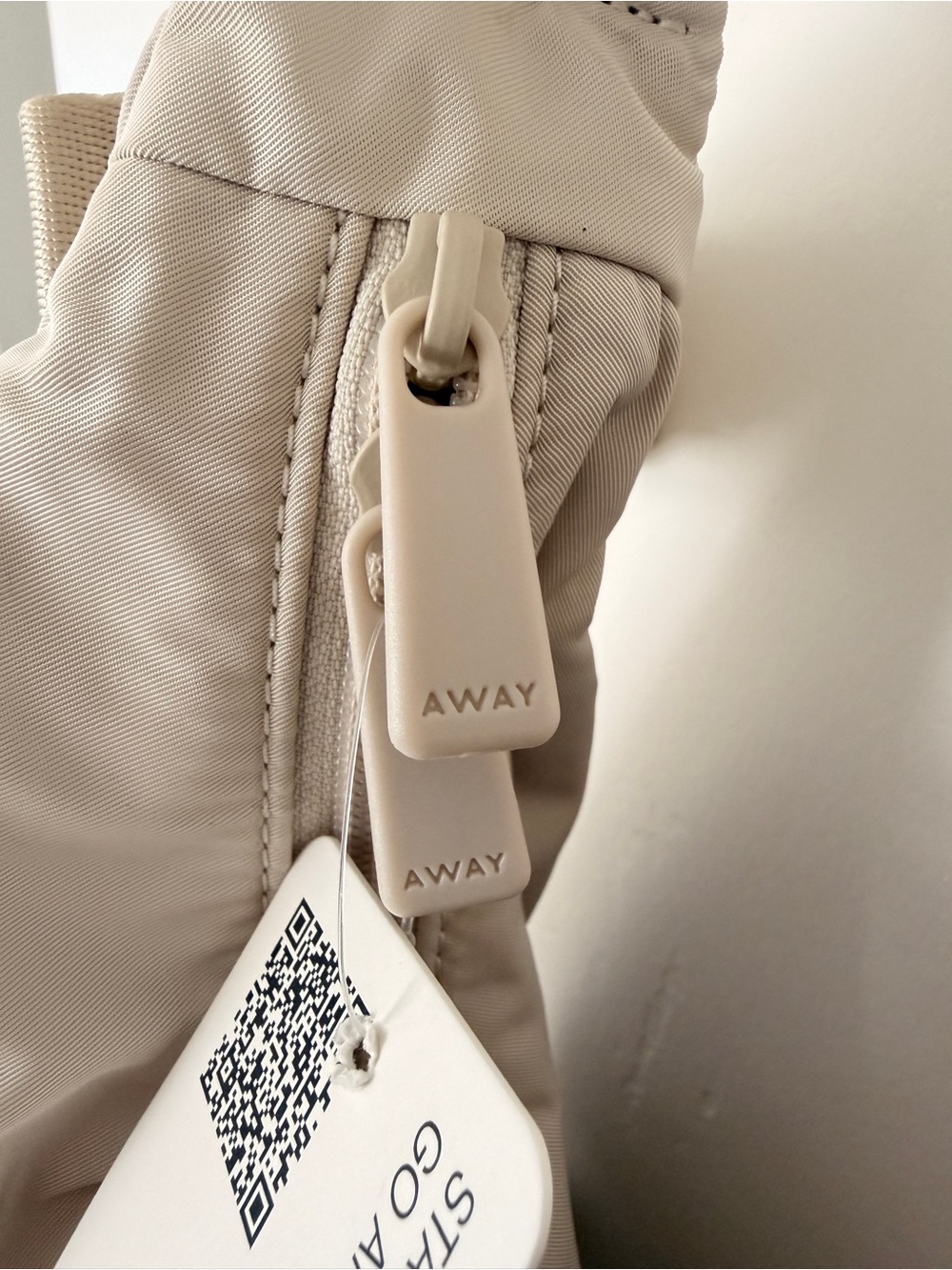 AWAY | Large Featherlight Crossbody in Salt White - Picture 11 of 14